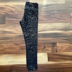 Black Stay Gold Light N Tight Hi Rise 7/8 24”